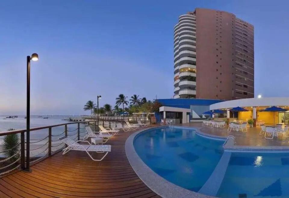 Appartement Flat Iate Plaza Na Beira Mar Com Vista Mar à Fortaleza  Extérieur photo